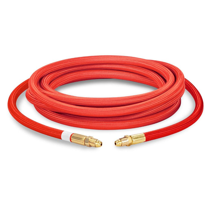 red 12.5 foot long superflex cable for flexloc tig torch