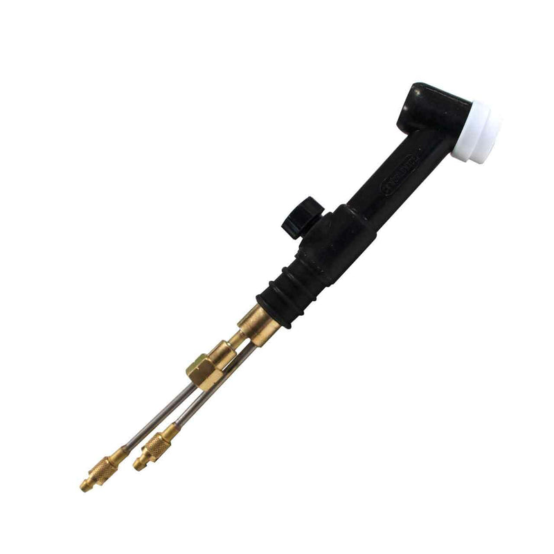 ck worldwide tl18v fx 350 amp water cooled flex head tig torch body with gas valve