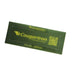 green nylon metal etching stencil showing cougartron logo with qr code