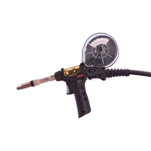 heavy duty spool gun with 26' leads for aluminum mig welding on crossfire hg251a and hg252a mig welder