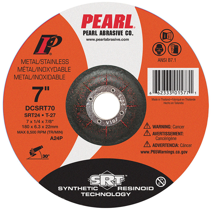 Pearl Depressed Center SRT Wheels Grinding Disc