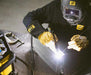 action shot of tig welding using esab rebel emp 205ic multiprocess welder
