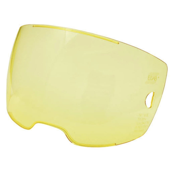 Amber front cover lens for the ESAB Sentinel A60 welding helmet.