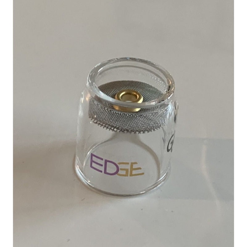 EDGE pyrex TIG cup size 10 with gas diffuser screen