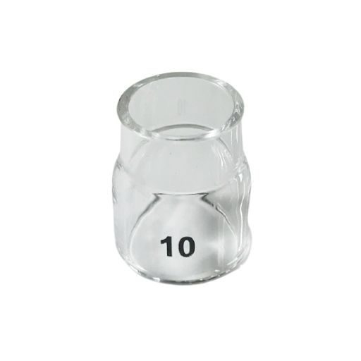 pyrex tig cup with number 10 showing