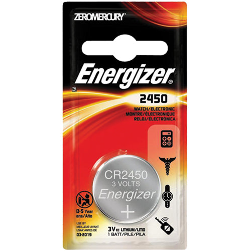 Energizer CR2450 battery for welding helmet in package