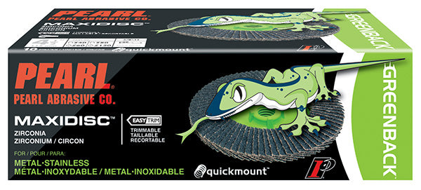 Roue à lamelles réglables Pearl Greenback Zirconia Maxidisc