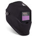 Miller classic series black welding helmet showing the front face with miller logo and classic series written on adf
