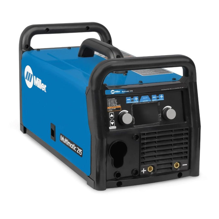 miller multimatic 215 welder only showing carrying handles for portability
