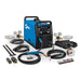 miller multimatic multiprocess welder package showing mig torch tig torch regulators foot pedal welding wire and tig consumables