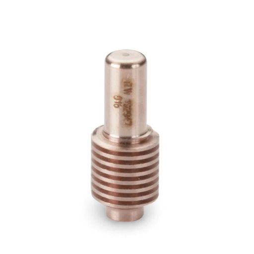 single copper plasma electrode standing up with miller 192047 stamped in it