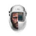 Optrel Crystal welding helmet silver with face