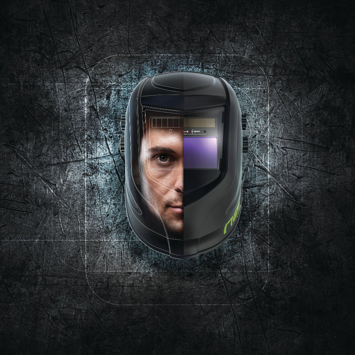 optrel neo p550 welding helmet showing face