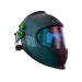 optrel panoramaxx quattro welding helmet right side view showing 4 strike logo