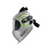 optrel e684 papr welding helmet side view showing controls