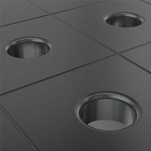 top surface holes of siegmund system 16 welding table
