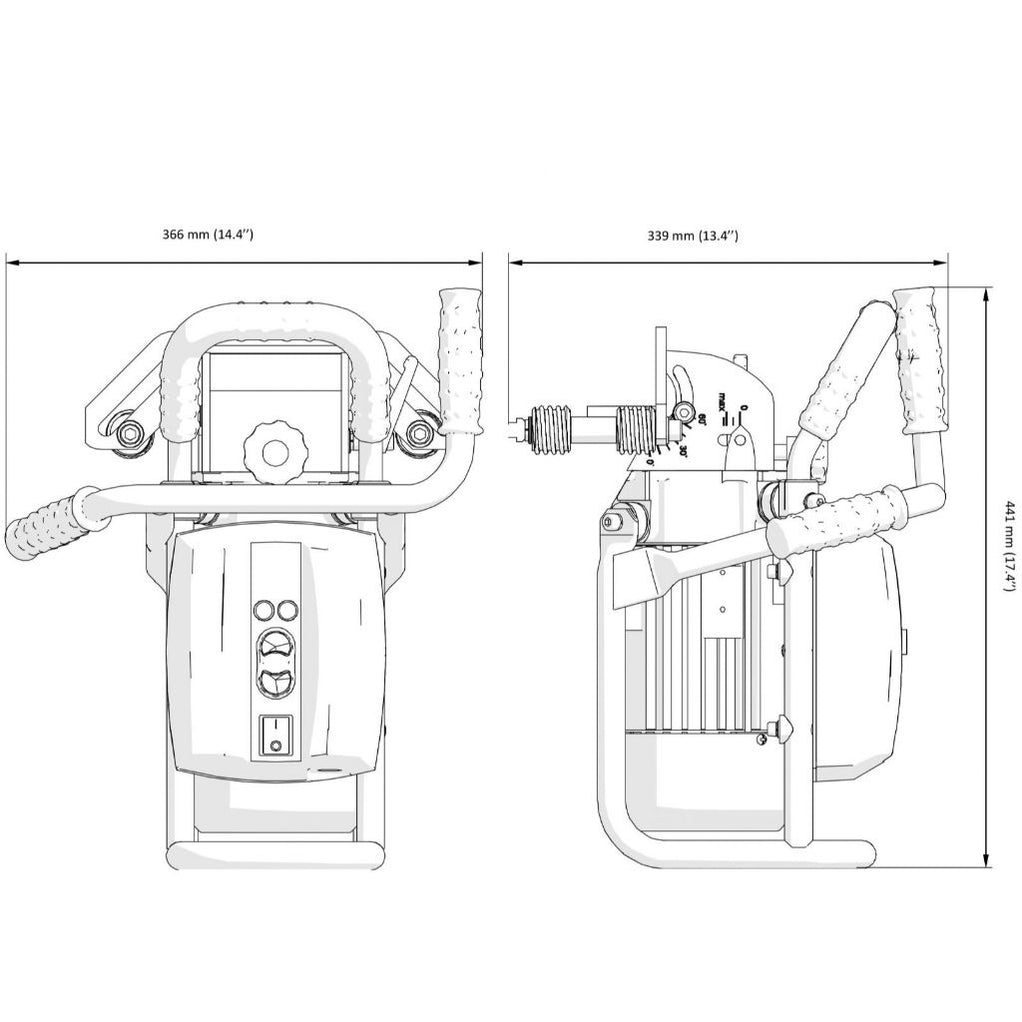 Steelmax BM21 SS Portable Beveling Machine - Weldready Canada