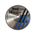 14 inch Steelmax cermet tipped metal cutting saw blade for mild steel. Round blade for chop saw and circular saw.