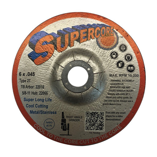 coretemp supercore long lasting metal cut off cutting disk