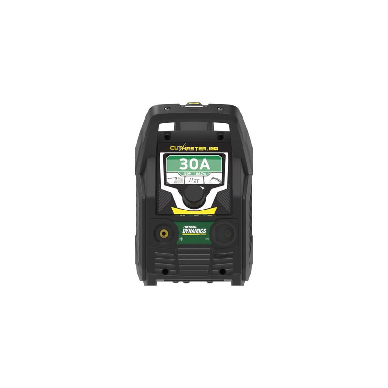 thermal dynamics cutmaster 30 front view showing screen controls and ports