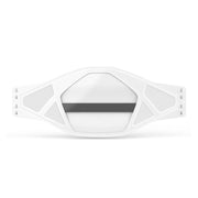 front view of a folded clear n95 mask