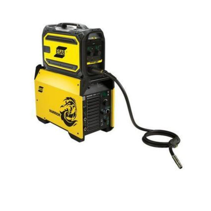 ESAB Warrior 500i MIG welder power source and wire feed with MIG torch
