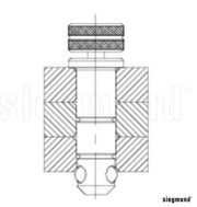 Long Fast Clamping Bolt (Burnished) - Weldready