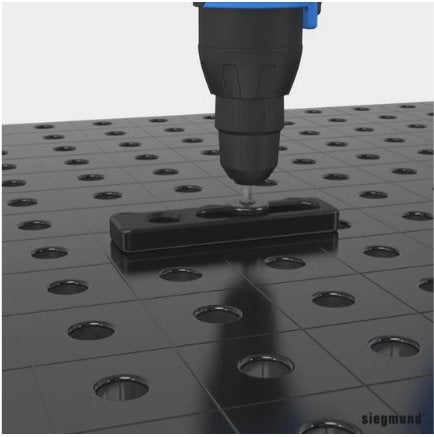 Long & Flat Fast Clamping Bolt (Burnished) - Weldready