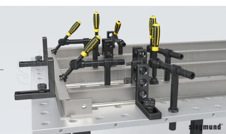 Siegmund System 28 Universal Basic Pipe Clamp (Burnished)