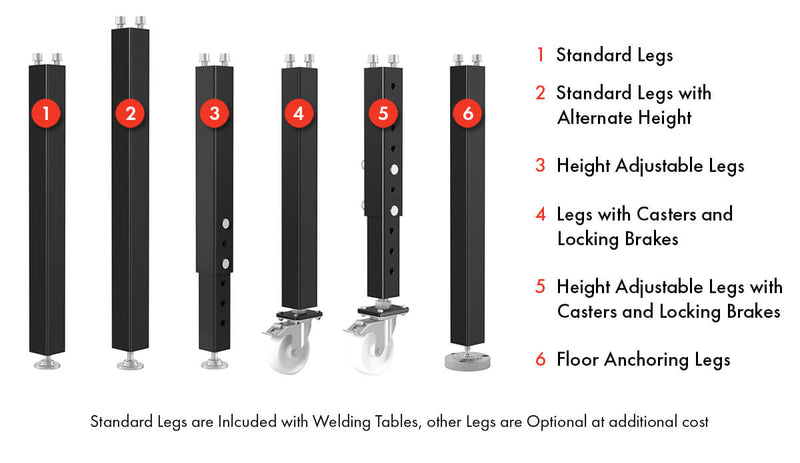 Siegmund 1,000x1,000mm 8.7 Series System 16 Welding Table - Weldready