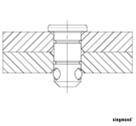 Short & Flat Fast Clamping Bolt (Burnished)