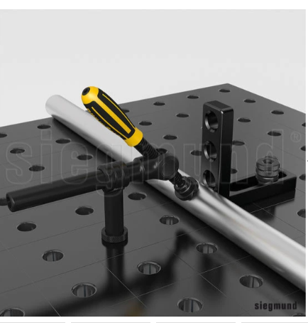Siegmund System 28 Universal Basic Pipe Clamp (Burnished)